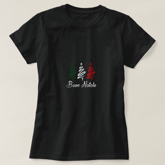 Buon Natale Christmas T Shirt (Design Front)