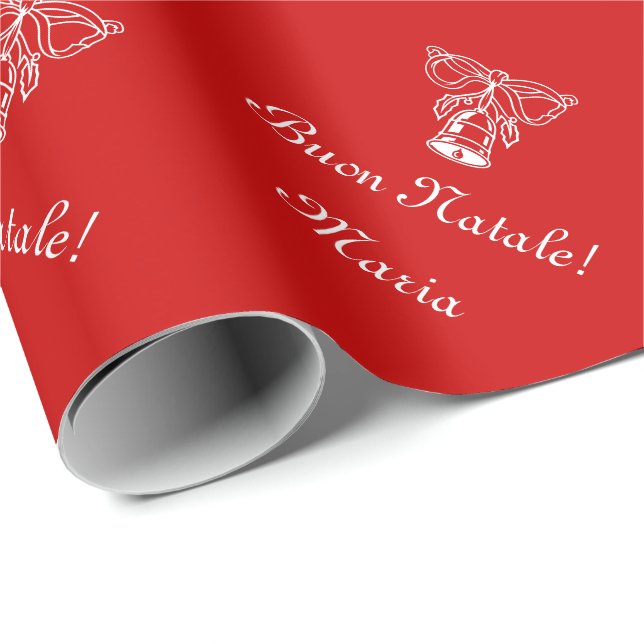 Buon Natale Christmas wrapping paper | custom (Roll Corner)