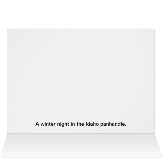 Buon Natale - Cold Night In Idaho (Inside Horizontal (Top))