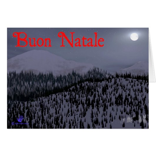 Buon Natale - Cold Night In Idaho Cards (Front Horizontal)