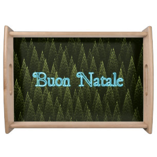 Buon Natale - Conifers Serving Tray