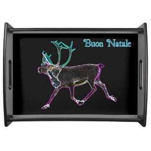 Buon Natale - Electric Caribou Serving Tray