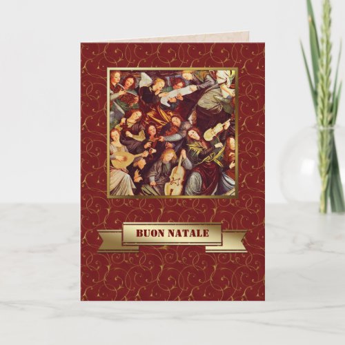 Buon Natale Fine Art Christmas Card in Italian