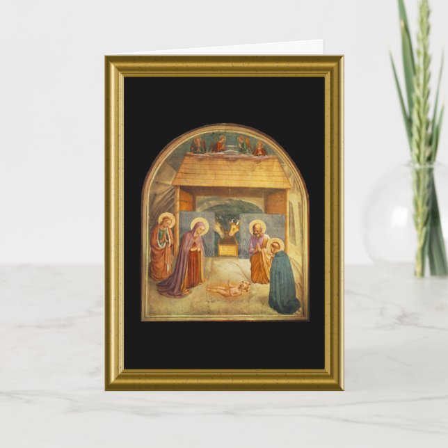 Buon natale - Hail Mary in Italian Holiday Card (Front)