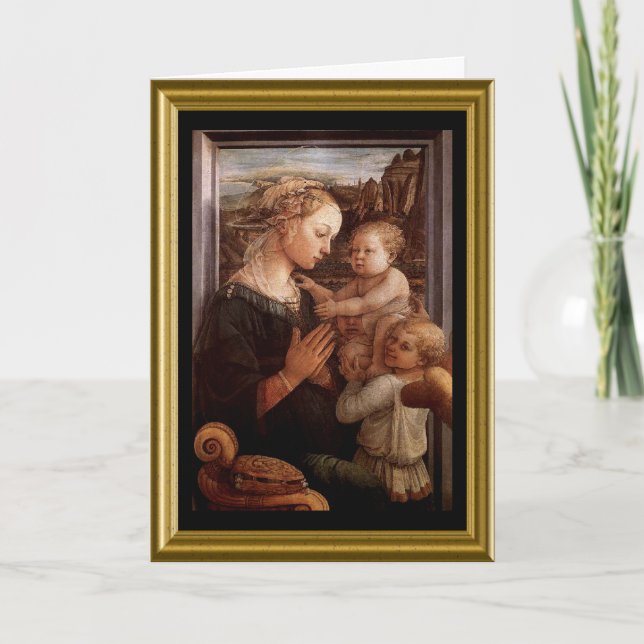 Buon natale - Hail Mary in Italian Holiday Card (Front)