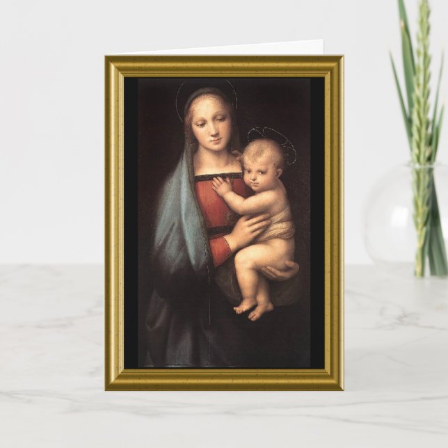 Buon natale - Hail Mary in Italian Holiday Card (Front)