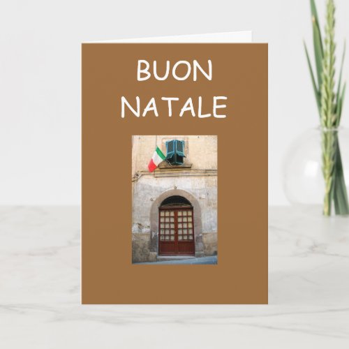 BUON NATALE HOLIDAY CARD