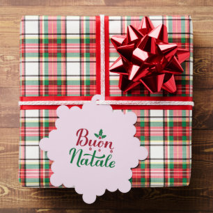 Buon Natale Holiday Ornament Card