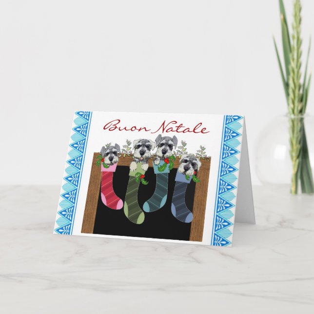 Buon Natale Italian Christmas card (Front)