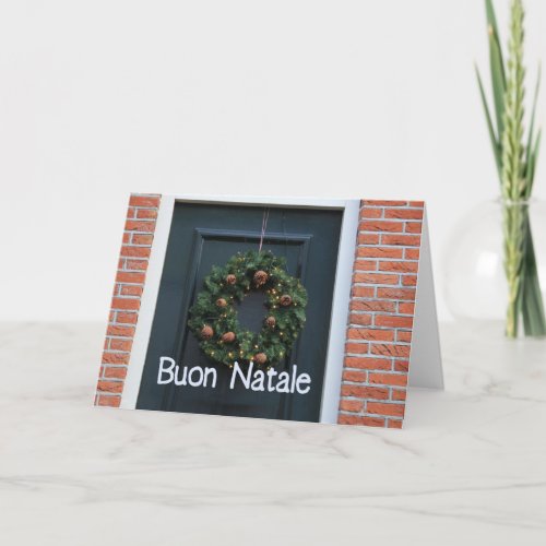 Buon Natale Italian Christmas Card