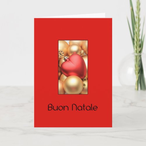 Buon Natale Italian Christmas Card