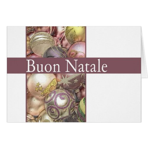 Buon Natale _ Italian Christmas Card