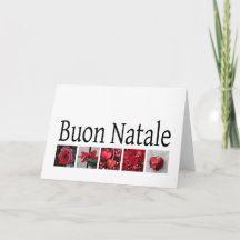 Buon Natale Italian Christmas Card