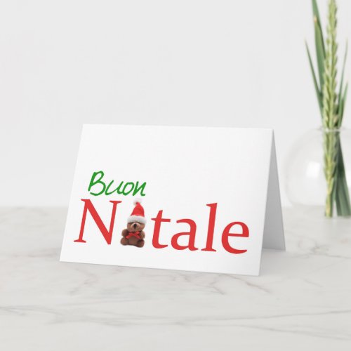 Buon Natale Italian Christmas Card