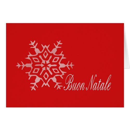 Buon Natale Italian Christmas Card