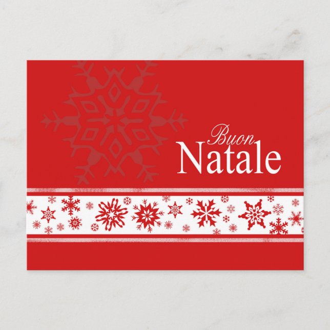 Buon Natale Italian Christmas Card (Front)