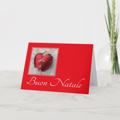 Buon Natale Italian Christmas Card