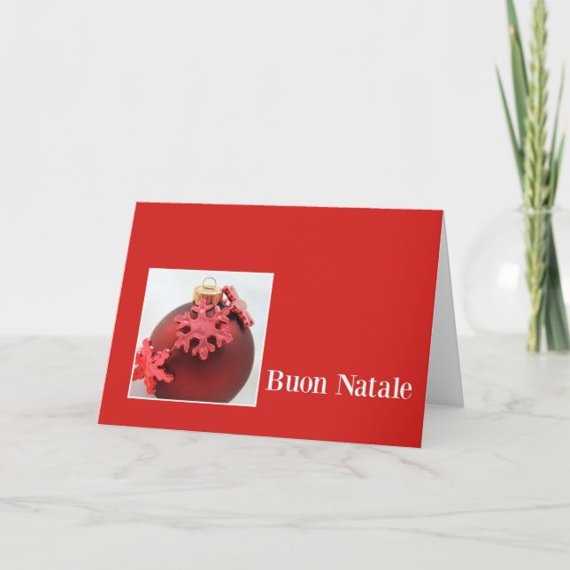 Buon Natale - Italian Christmas Card (Front)