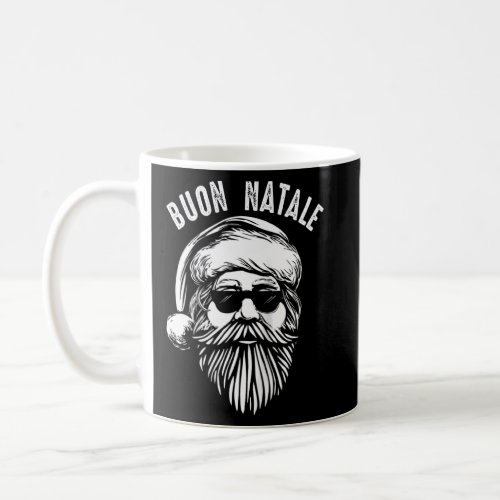 Buon Natale Italian Christmas Cool Babbo Natale Su Coffee Mug