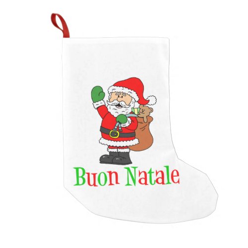 Buon Natale Italian Christmas Stocking