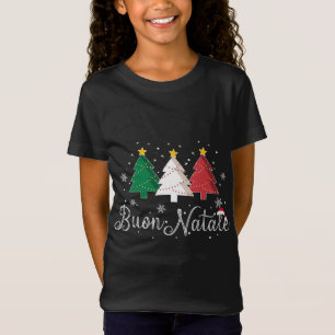 Buon Natale Italian Christmas Tree - Xmas T-Shirt