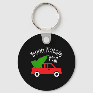 Buon natale italian christmasy#39;all funny italy keychain