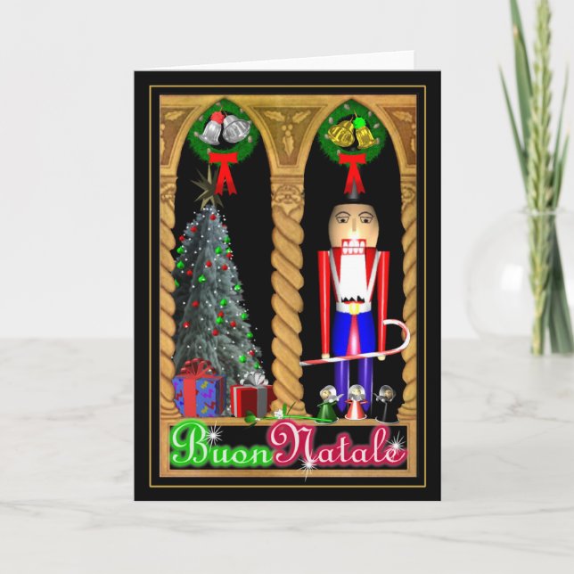 Buon Natale Italian Merry Christmas card (Front)