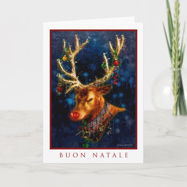 Buon Natale - Italian Merry Christmas Card (Front)