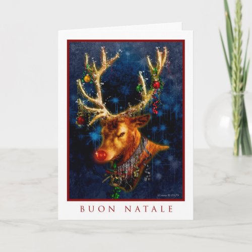 Buon Natale  Italian Merry Christmas Card