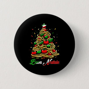Buon Natale Italian Pasta Christmas Tree Xmas For Button