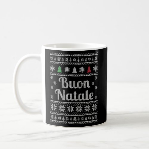 Buon Natale Italian Ugly Pattern Coffee Mug
