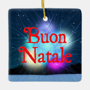 Buon Natale - Jack Frost Ceramic Ornament