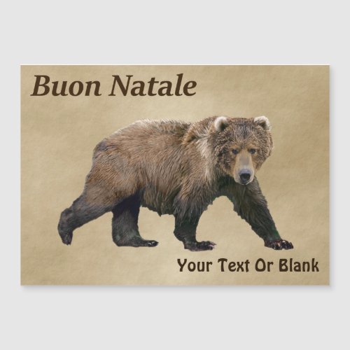 Buon Natale _ Kodiak Bear