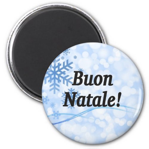 Buon Natale Merry Christmas in Italian bf Magnet