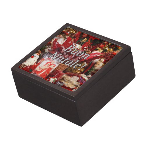 Buon Natale Merry Christmas in Italian wf Jewelry Box
