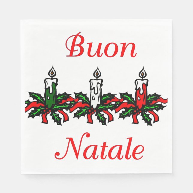 Buon Natale Napkins (Front)