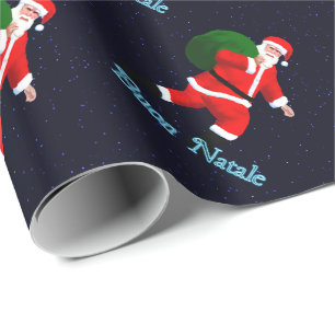Buon Natale - Santa Claus Wrapping Paper