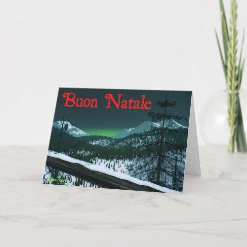 Buon Natale _ Silent Night Holiday Card