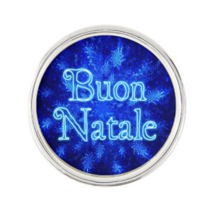 Buon Natale - Snowburst Pin