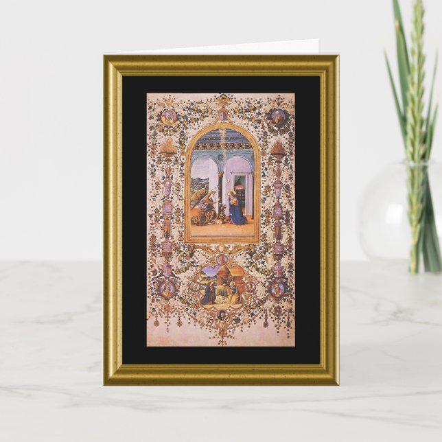 Buon natale - St. Francis Prayer in Italian Holiday Card (Front)