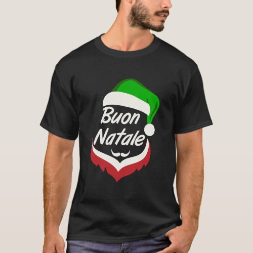 Buon Natale T_Shirt Italy Christmas Long Sleeve Sh