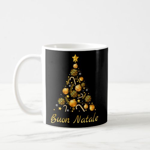 Buon Natale Tanti Auguri Italian Merry Tree Coffee Mug