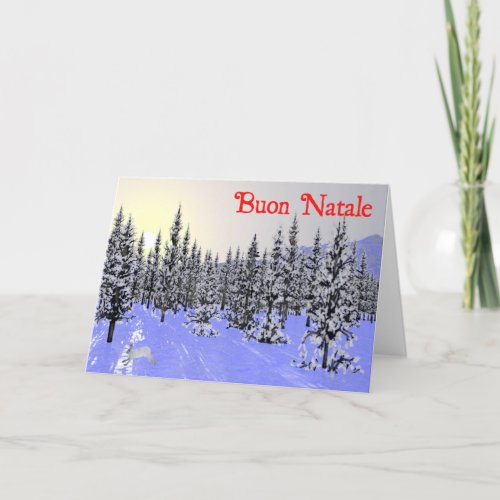 Buon Natale _ Winter Solstice Holiday Card