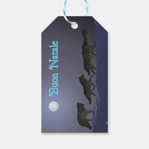 Buon Natale _ Wolfpack Gift Tags
