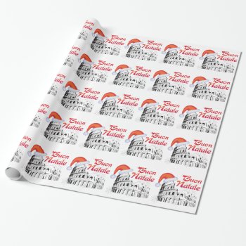 Buon Natale Wrapping Paper by christmasgiftshop at Zazzle