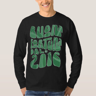 Buona Fortuna Dal 2016 7 Anni Compleanno St Patric T-Shirt