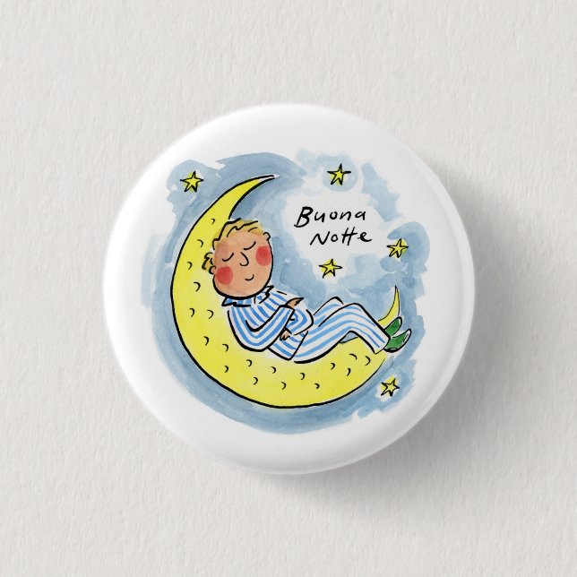 Buona Notte Button (Front)