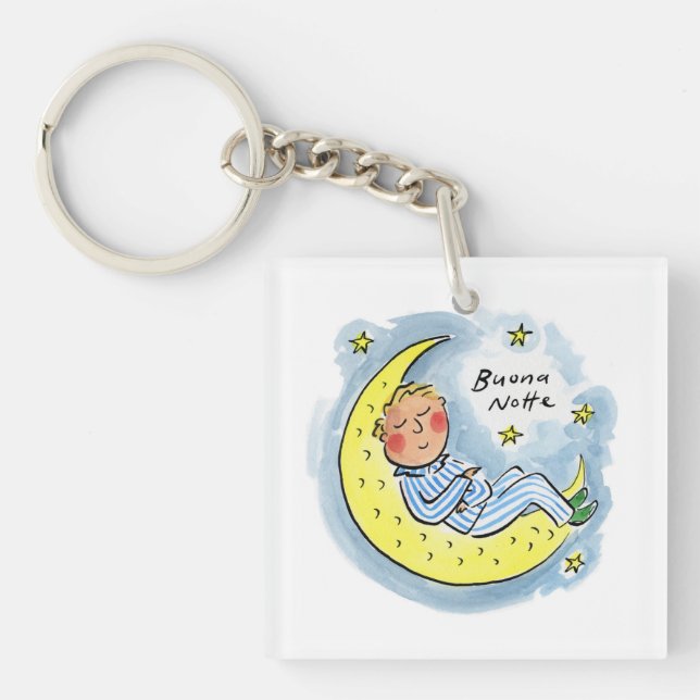 Buona Notte Keychain (Front)