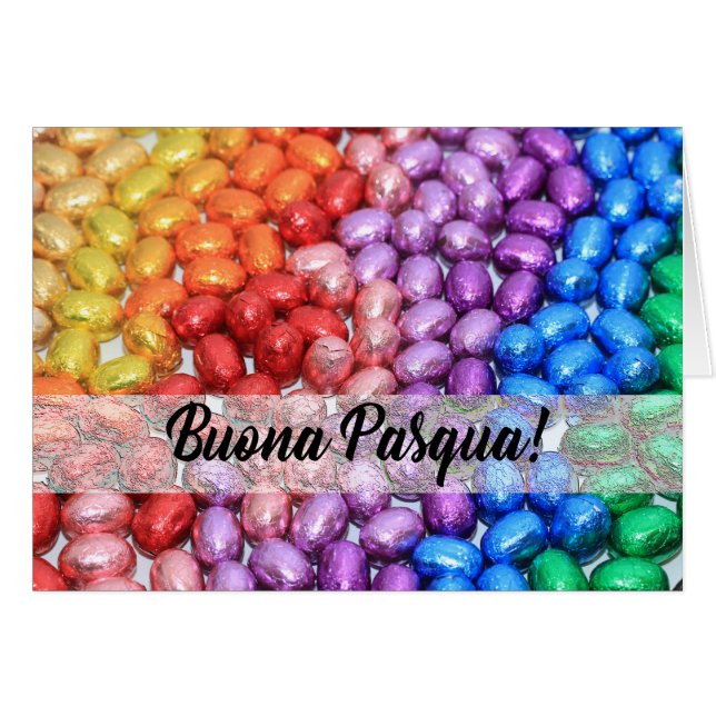 Buona Pasqua Chocolate easter eggs (Front Horizontal)
