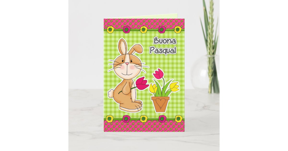 Buona Pasqua. Customizable Italian Easter Cards | Zazzle.com